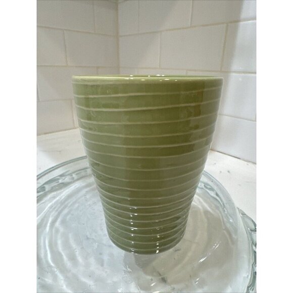 STARBUCKS 2009 Design House Stockholm 12 oz. Ceramic Mug Ribbed Safe Olive Green - Picture 5 of 10